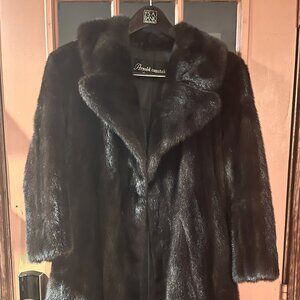 Full length vintage mink coat